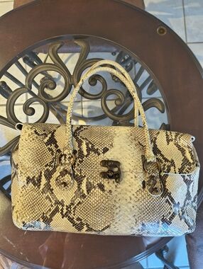 Cynthia Rowley Python Purse